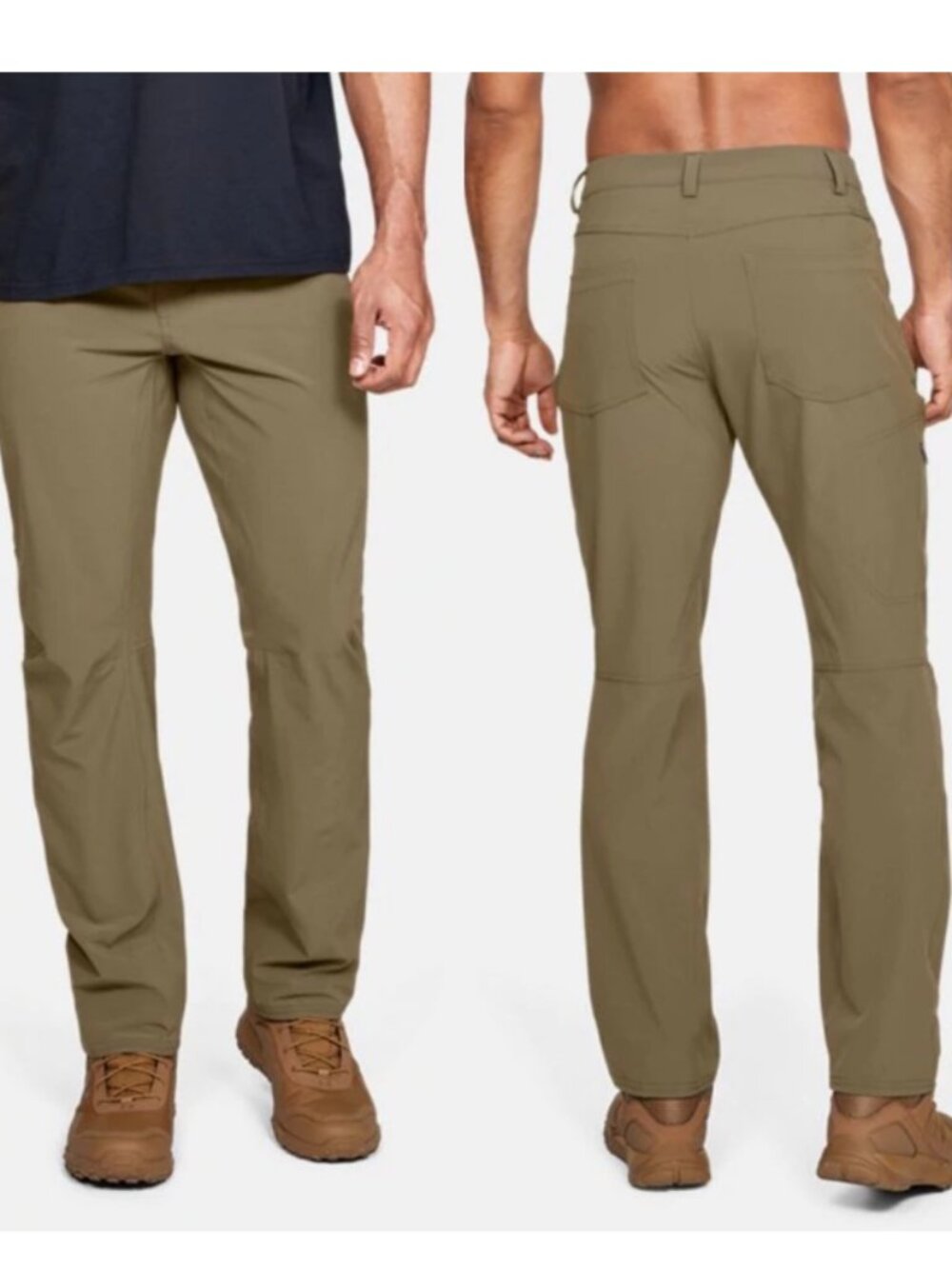 Under Armour Men's UA Flex Tactical Duty Pants, Tan, Size 34 x 30